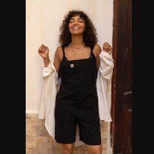 Lucy & Yak Timmy Short Dungarees UK 6